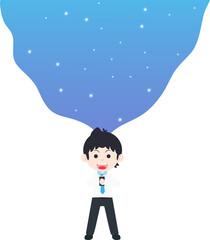 Business Man are Exploring about Covid Coronavirus Vaccine Registration In Smart Phone