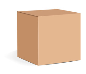 Isolated box packaging, realistic isolated cartoon box, vector illustration, cosmetics box vector, boxes package