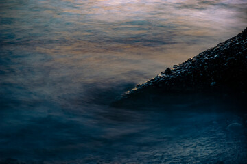 view of the sea from the window