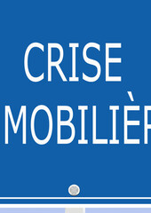 panneau crise immobilière