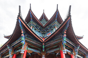 Fototapeta premium Mufu prefecture palace In Lijiang Yunnan China