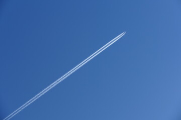 Airplane in the sky