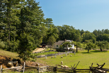 Fototapeta premium Old farmhouse in New England