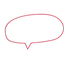 Fototapeta premium Hand drawn doodle icons - speech bubble