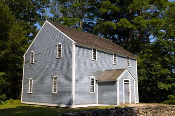 Fototapeta na wymiar old New England wooden house