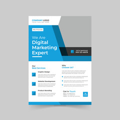 Modern And Corporate Business Flyer Design Template