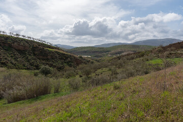mountainous area in the south of Spain