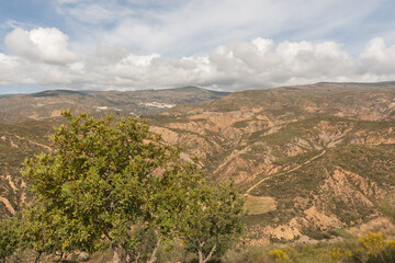 Fototapeta na wymiar mountainous area in the south of Spain