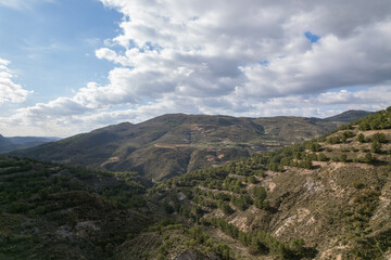 Obraz na płótnie Canvas mountainous landscape in the south of Spain
