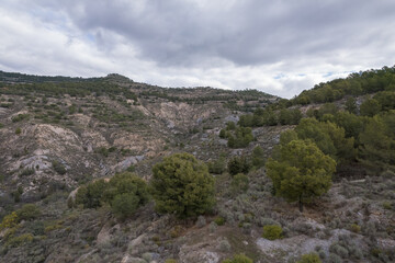 Fototapeta na wymiar mountainous landscape in the south of Spain