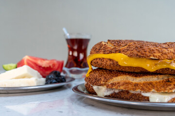 quick snacks for breakfast, selective focus