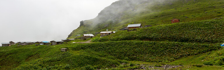 Hakkari, Turkey, Mount Cilo, Sky Clouds and Canyon