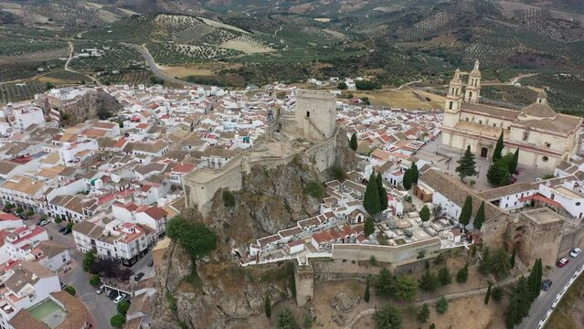 Town of Castillo de Olvera Cadiz Spain
