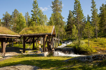 Obraz premium Sagelva Hydropower Center in Norway