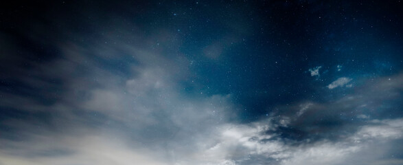 Obraz na płótnie Canvas night sky. starry night sky.