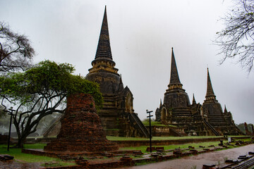 Fototapeta premium temple city in Ayutthaya