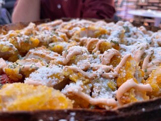 Pizza deliciosa nutritiva 