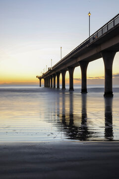 New Brighton Pier At Sunset