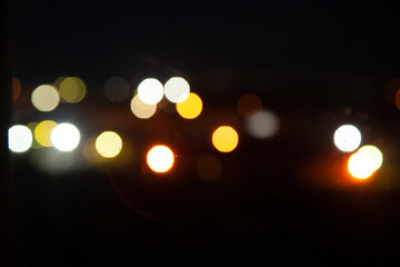 Festive background with natural bokeh