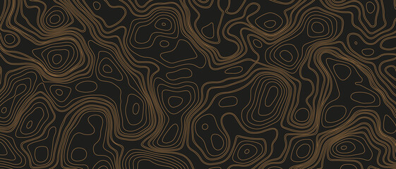 Topographic map. Abstract background with lines and circles. Red mountain contour lines. Topographic terrain. background with space grid Topographic background.