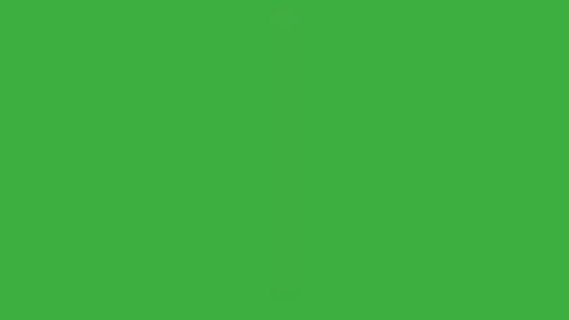 Green screen video 3d icon bookmark