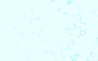 Light Green vector texture with artificial intelligence concept.