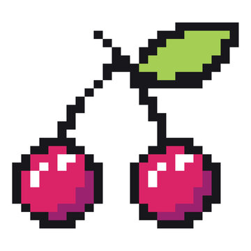 cherry pixel art