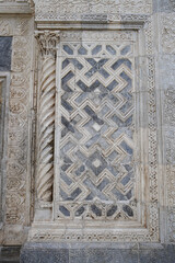 Entrance of Karatay Madrasa in Konya, Turkiye