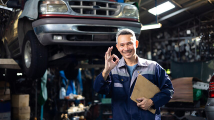 Accident Inspector Inspect damage car caused by car crash on the road. Car insurance agent...