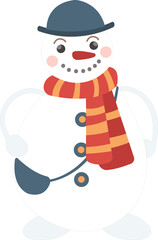 Snowman in a Bowler Hat