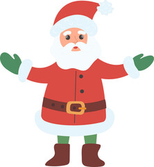 Santa Claus Merry Christmas and Happy New Year