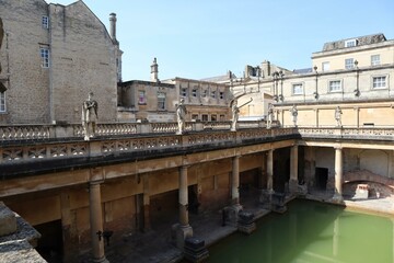Roman Baths The Roman Baths Roman Baths, Great Bath Sky Building Window