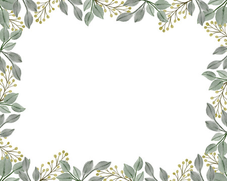 white background with yellow wildflower border