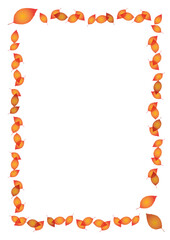 frame_fallen leaves_가을, 낙엽 프레임-02