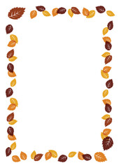 frame_fallen leaves_가을, 낙엽 프레임-03