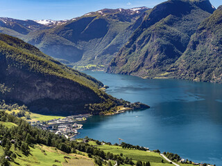 Der Blick in den Auerlandfjord