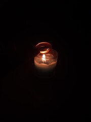 candle in the dark