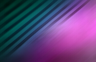 Abstract blurred blue and pink line texture. Turquoise blur water backdrop. Motion effect illustration for your graphic design, banner, background, wallpaper or poster. 3D rendering