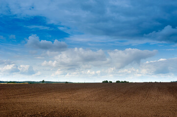 areas of arable fields, landscape, preparation for sowing for the season Agriculture, agrarian...