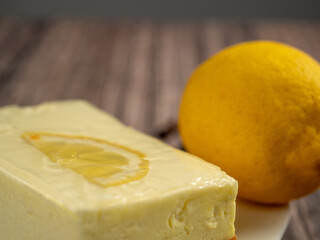 Delicious Lemon Cake. Sweet lemon cake for dessert.