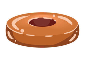 caramel isolated icon