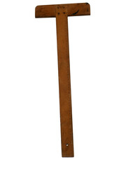 Vintage drawing supplies wooden T-square
