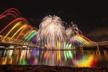 The 2022 Western & Southern/WEBN Fireworks displayed an explosive and dynamically colorful display...