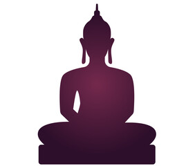 lord buddha silhouette background image png