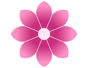 Flower pink gradient background image