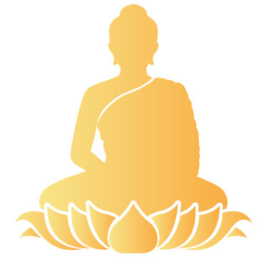 recommend clip art: lord buddha silhouette background image png