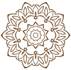 Elegant islamic mandala pattern background image