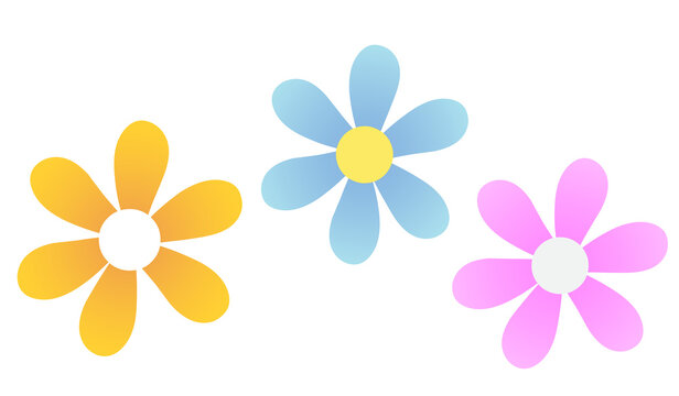 Elegant Flower cartoon background image