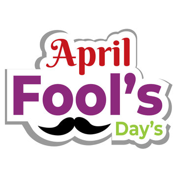 April fools day with silly face background image