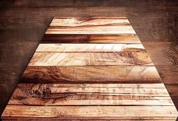 Empty wood table on background. Wood texture background. can used for display or montage your products